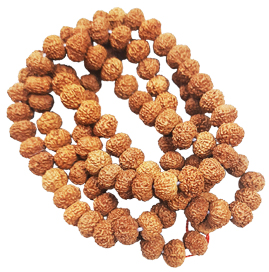 Natural 11 Mukhi Rudraksha Mala 108+1 Beads; Original & Certified