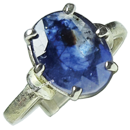 OM GAYATRI CORP 9.25 Ratti Neelam Stone Original Certified Neelam Stone  Blue Sapphire Ring Adjustable Woman Man Ring With Lab Certificate :  Amazon.in: Fashion